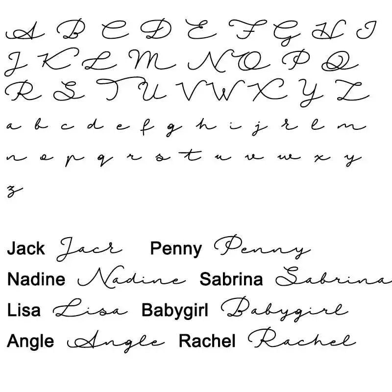 18K Gold Personalized Name Pendant Necklace for Women Stainless Steel Gold Plated Necklace JettsJewelers