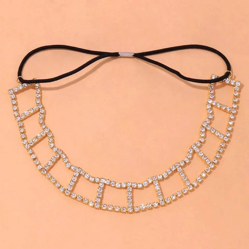 1pc Square Chain Rhinestone Leg Chain Gold and Silver for Women Thigh Chain For Girls Gold Pendant Boho Body Chain for Beach Summer Holiday JettsJewelers