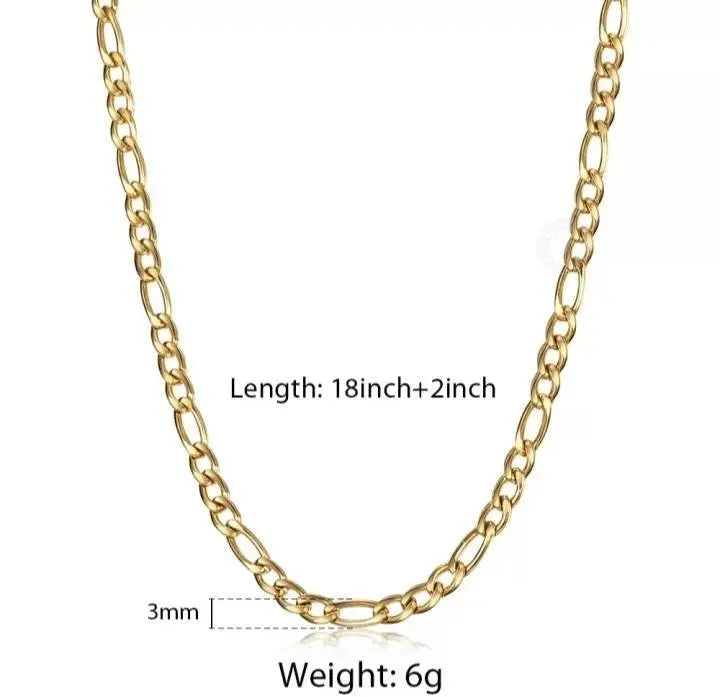 2pc 14K Gold Plated African Map Pendant Necklace with Gold Chain, Men Jewelry 18 and 24" Long Chain Women Gift