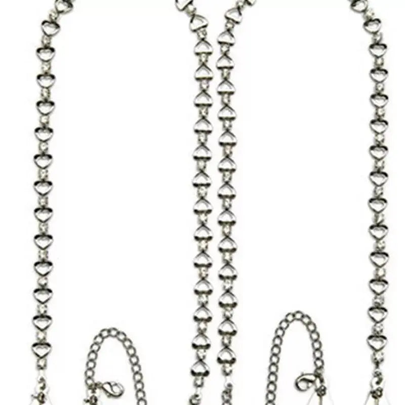 2pc Shoulder Strap Rhinestones Body Chain for Women Bohemian Shoulder Chain Necklace Jewelry for Party Wedding Summer Beach JettsJewelers
