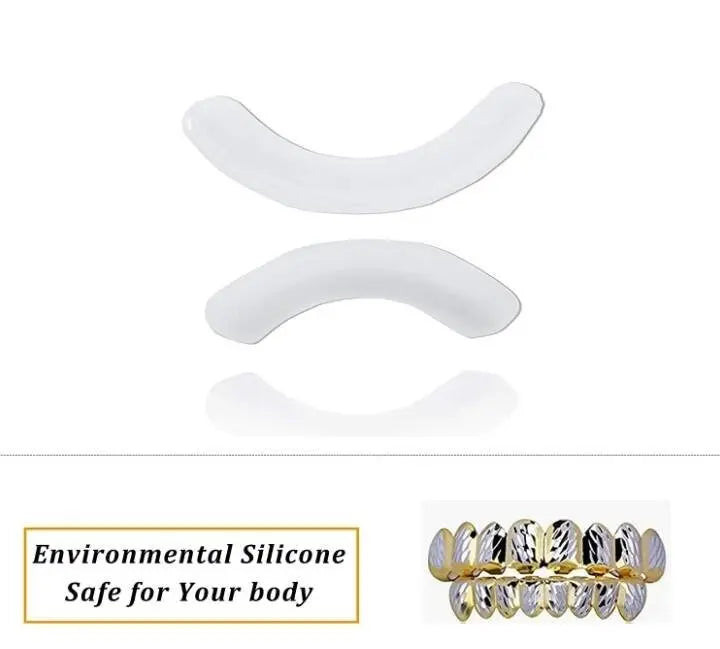2pc Silicone Grill Mold Bars for Fitting Grillz Teeth JettsJewelers