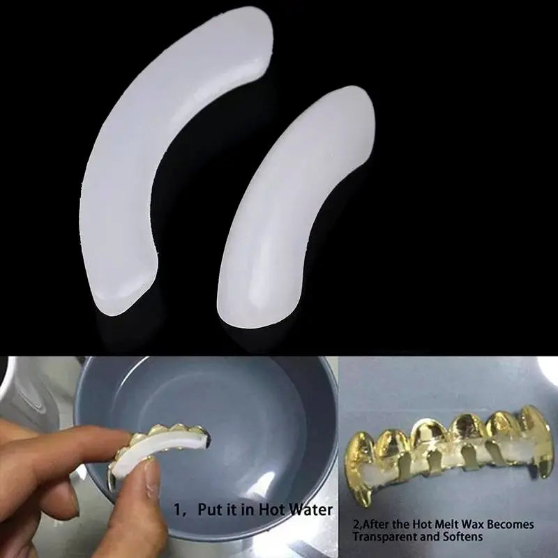 2pc Silicone Grill Mold Bars for Fitting Grillz Teeth JettsJewelers