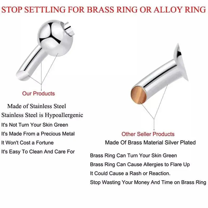 925 Sterling Silver Anti Anxiety Ring for Women Men Fidget Rings for Anxiety Anxiety Ring with Beads Spinner Ring for Anxiety Spinning Ring JettsJewelers