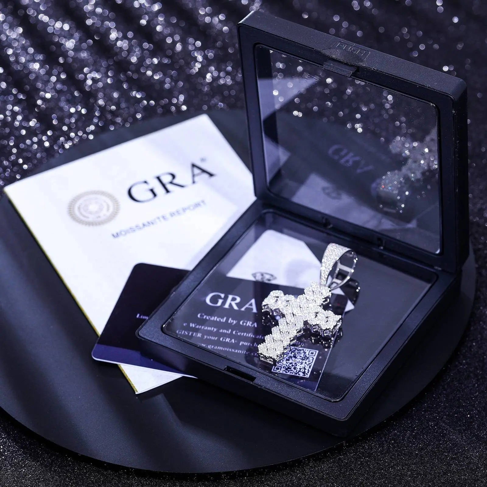 925 Sterling Silver Moissanite Cross Diamond Pendant 18k Gold Platinum Plated Miami Bling Drip JettsJewelers