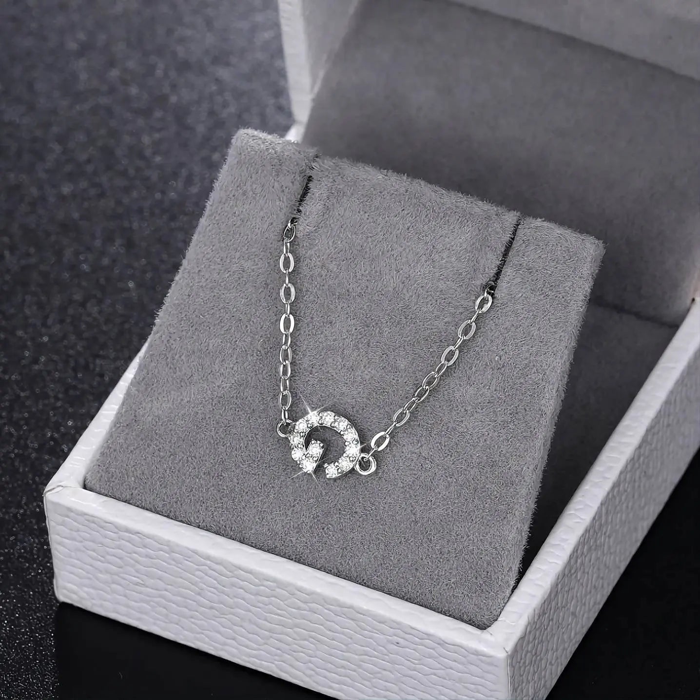 925 Sterling Silver Tiny Moissanite Diamond Letter Chain Bracelet Initial Bracelet Personalized Jewelry Alphabet Charm Bracelet JettsJewelers