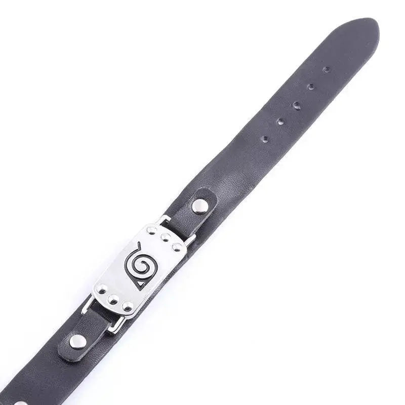 Anime Uzumaki Bracelets Pierrot Attack on Titan Logo Leather Rope Chain Bangles Cosplay Costume Jewelry - JettsJewelers