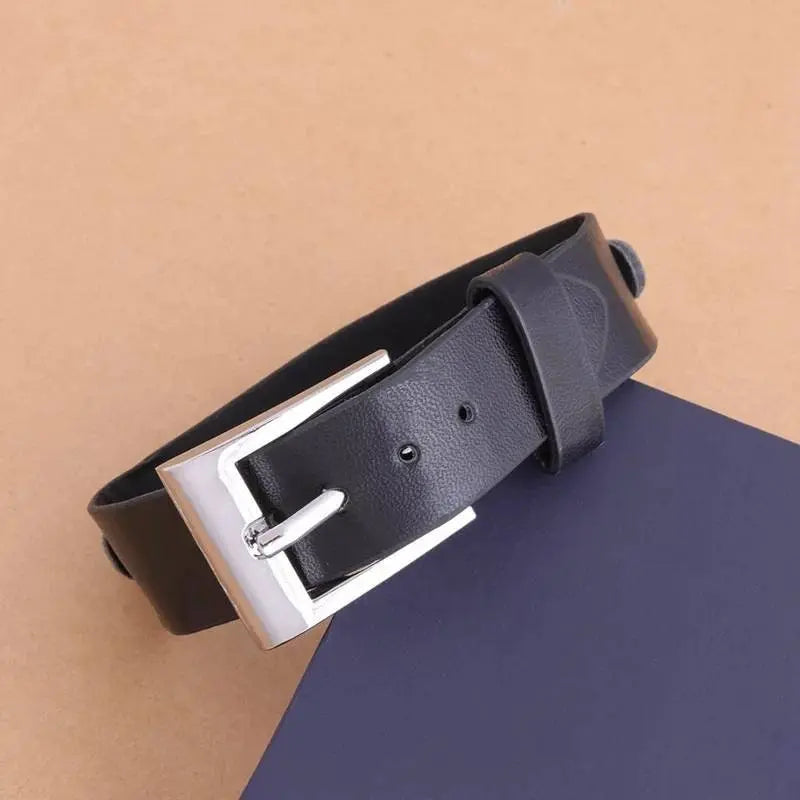 Anime Uzumaki Bracelets Pierrot Attack on Titan Logo Leather Rope Chain Bangles Cosplay Costume Jewelry - JettsJewelers