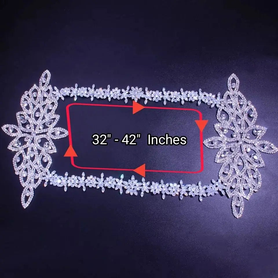 Bridal Shoulder necklace, Shoulder Jewelry, Silver Shoulder Necklace, Shoulder Necklace Jewelry, Shoulder Piece Cubic Zirconia - JettsJewelers