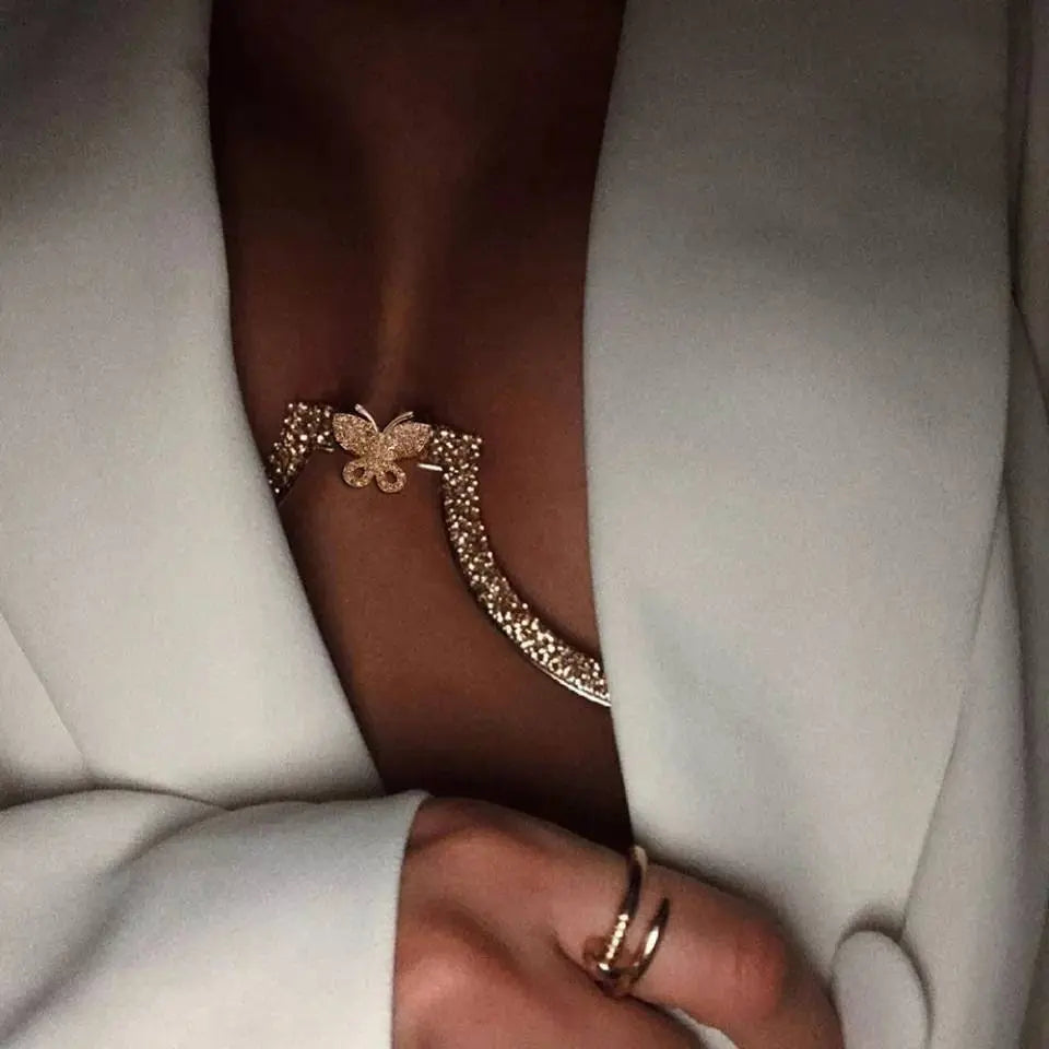 Sexy Rhinestone Breast Chain Bra, Body Jewelry Lingerie, Chest, Silver or  Gold