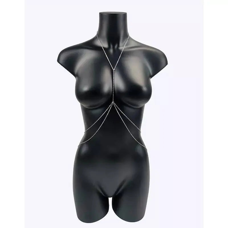 Chain Bra Body Sexy Bikini Silver Gold Beauty Chest Bracket Bras Nightclub and Partying Body Jewelry for Women JettsJewelers