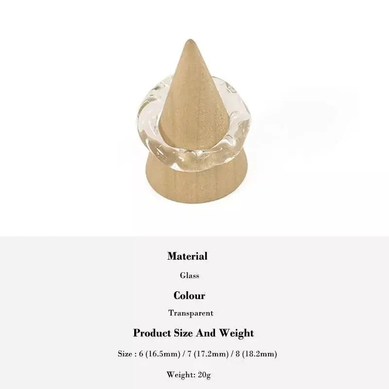 Clear Resin Ring, Resin Ring, Acrylic Ring, Transparent Ring, Artsy Ring, Water Ring - JettsJewelers