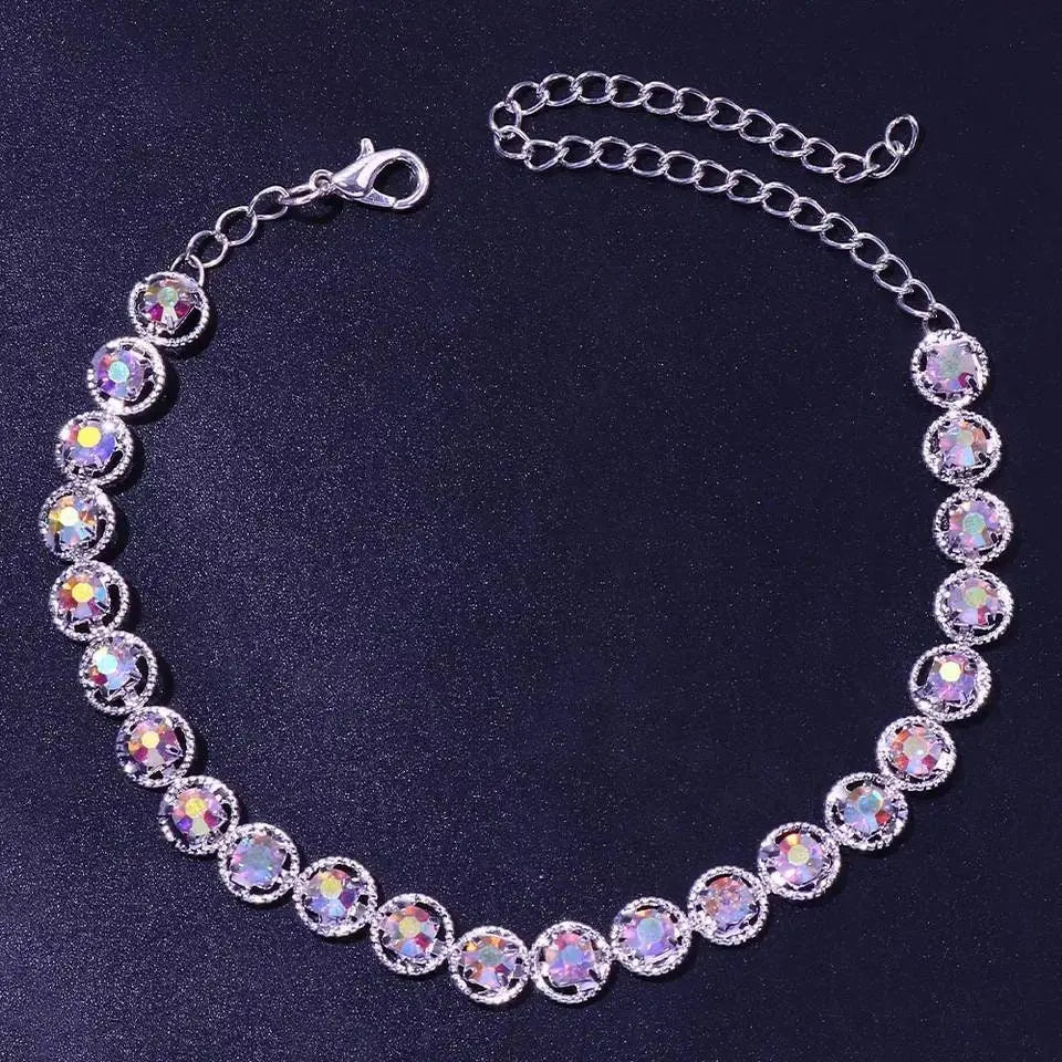 Colorful Round Anklet Foot Jewelry for Women Beach Barefoot Chain Bracelet On the Leg Accessories Gift - JettsJewelers