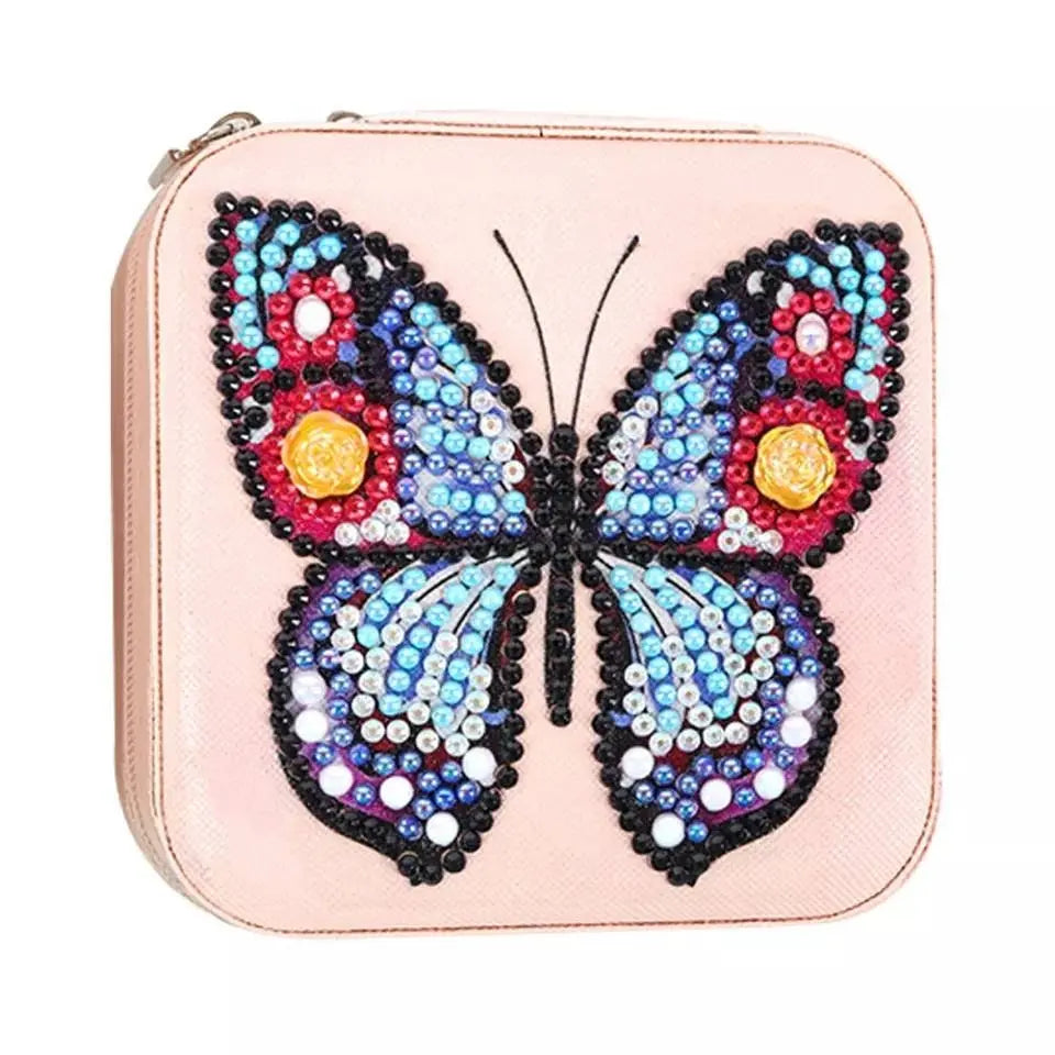 DIY 5D Mosaic Rhinestone Jewelry Storage Box Special Shape Diamond Resin Painting Kit Jewelry Holder Kids Children Jewelry Box - JettsJewelers