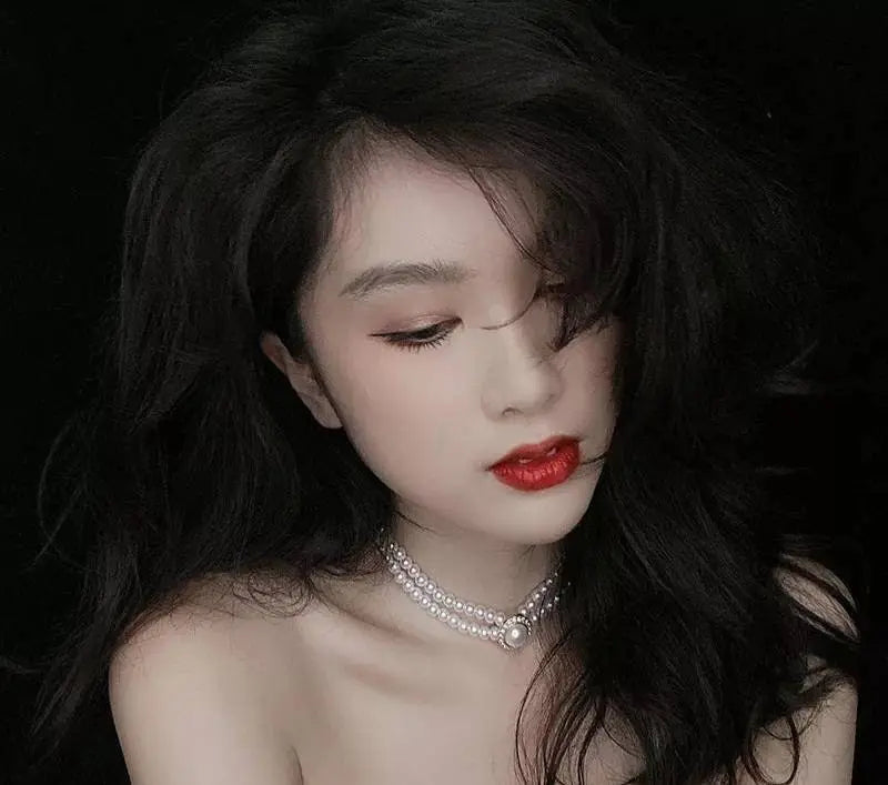 Double Pearl and Crystal Necklace JettsJewelers