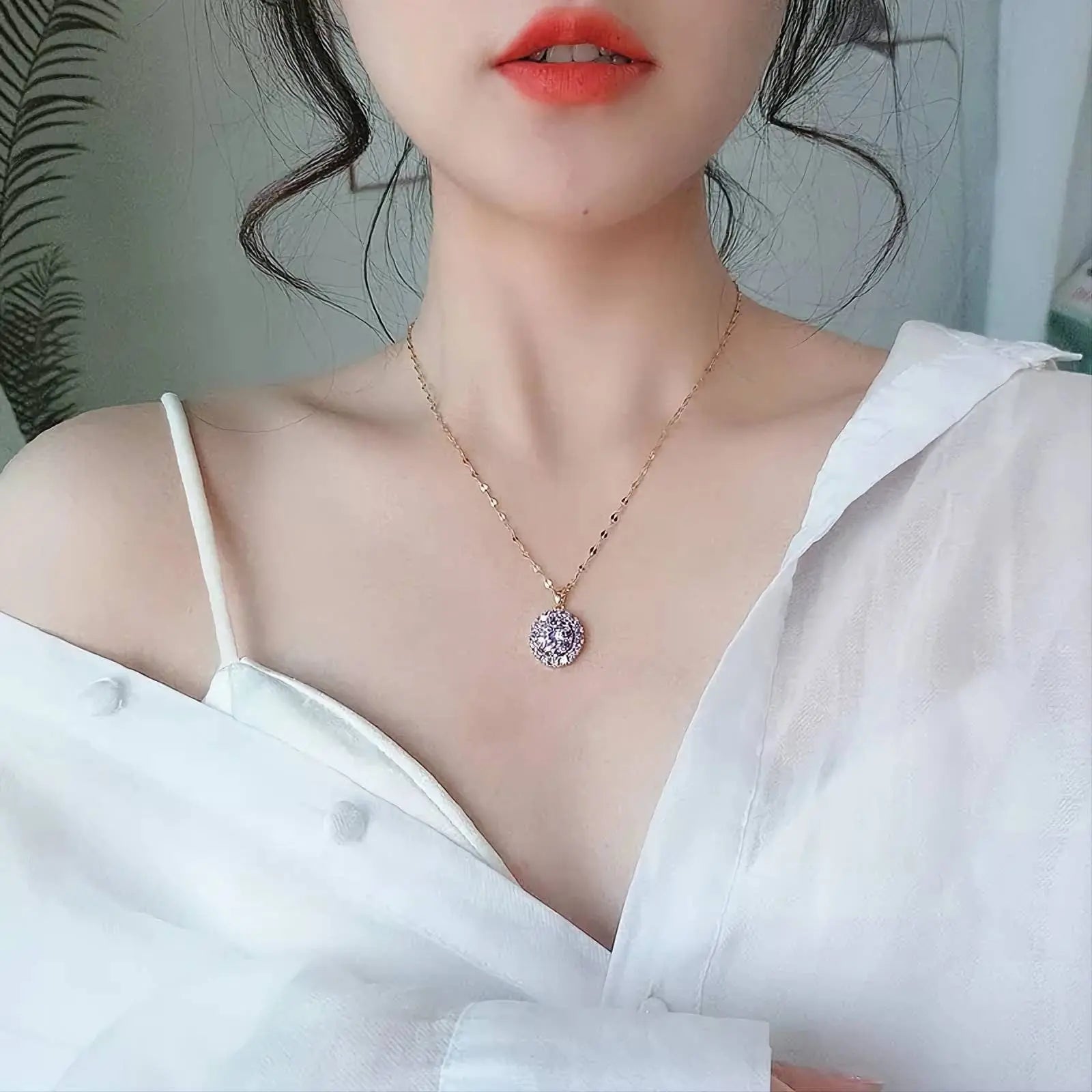 Fidget Necklace, Personalized Fashion Rotating Necklace, Spinning Sunflower Necklace Pendant Jewelry JettsJewelers