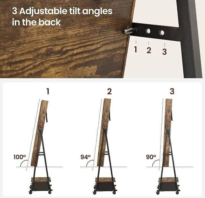 Full-Length Mirror Jewelry Box for Woman Organizers and Storage Cabinets with Drawers JettsJewelers