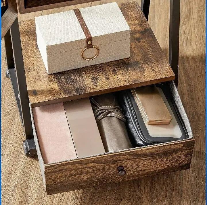 Full-Length Mirror Jewelry Box for Woman Organizers and Storage Cabinets with Drawers JettsJewelers