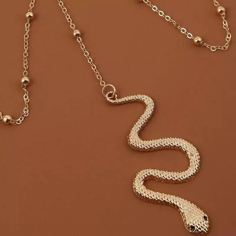 Gold Silver Snake Leg Chain for Women Thigh Chain For Girls Gold Snake Pendant Boho Body Chain for Beach Summer Holiday - JettsJewelers