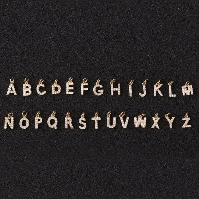 Initial Anklet, Custom Ankle Bracelet, A - Z Crystal Cubic Zirconia Letters Anklet, Leg Gold Chain, Anklebone Beauty, Personalized JettsJewelers