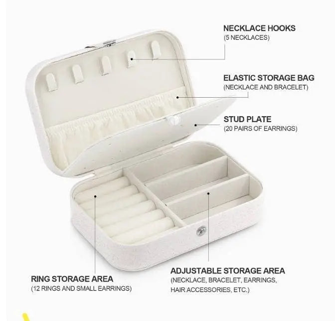 Jewelry Box, Necklace Storage Case, Jewellery Box, Personalized Jewelry Box, Bridesmaid Gifts, Bride Gift, Jewelry Organizer, Gift for Her JettsJewelers