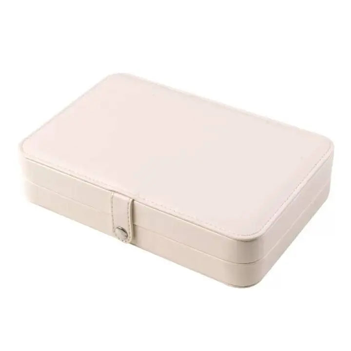 Leather Jewelry Box for Women Girls Girlfriend Wife Ideal Gift, Small PU Leather Jewelry Organizer Travel Jewelry Case JettsJewelers