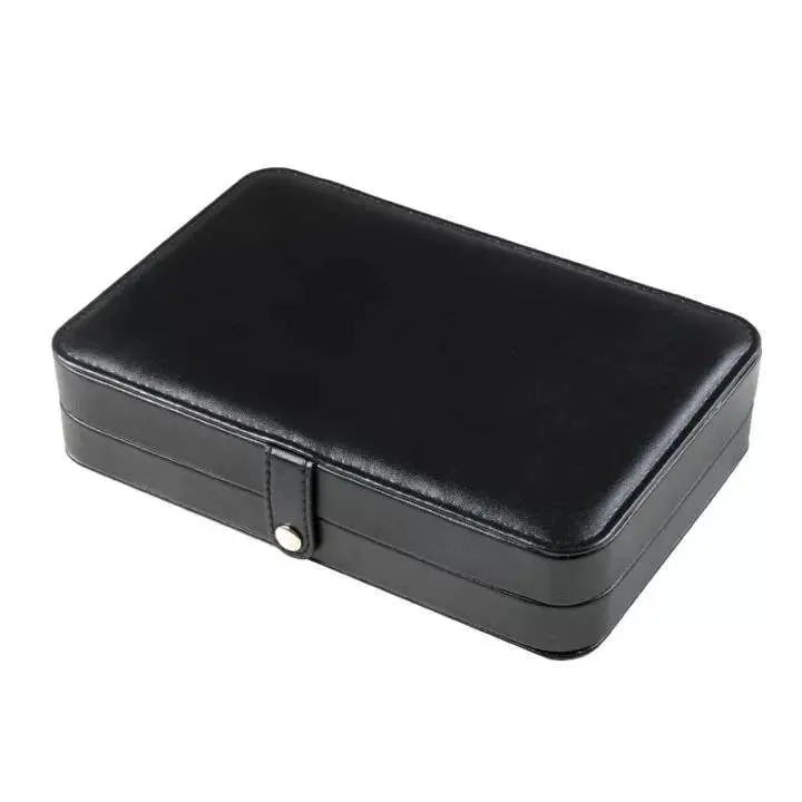 Leather Jewelry Box for Women Girls Girlfriend Wife Ideal Gift, Small PU Leather Jewelry Organizer Travel Jewelry Case JettsJewelers