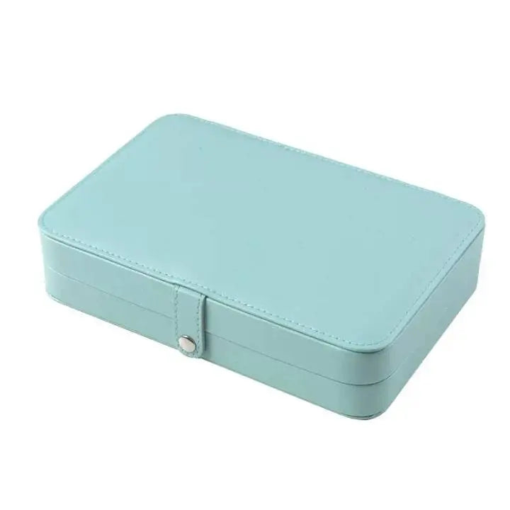 Leather Jewelry Box for Women Girls Girlfriend Wife Ideal Gift, Small PU Leather Jewelry Organizer Travel Jewelry Case JettsJewelers