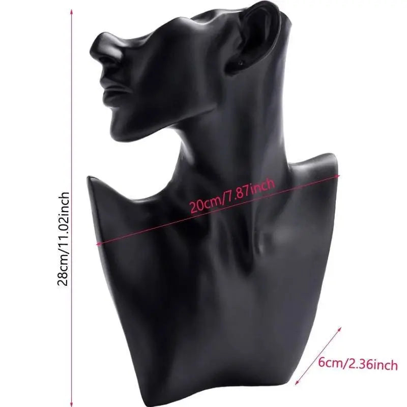 Mannequin Display Jewelry Bust Illusion - JettsJewelers