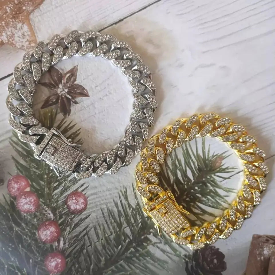 Mens Miami Diamond Bracelet for Men 12mm Diamond Prong Bracelet for Men Women - JettsJewelers