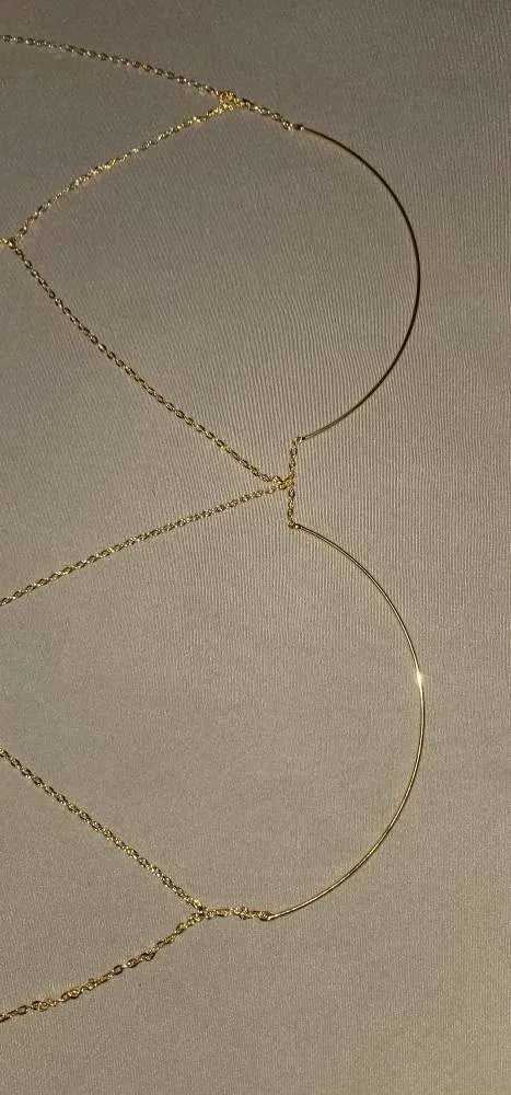 Metal Bra Chain Sexy Bikini Gold Silver Beauty Chest Bracket Bras Chain Nightclub Partying Body Jewelry for Women JettsJewelers