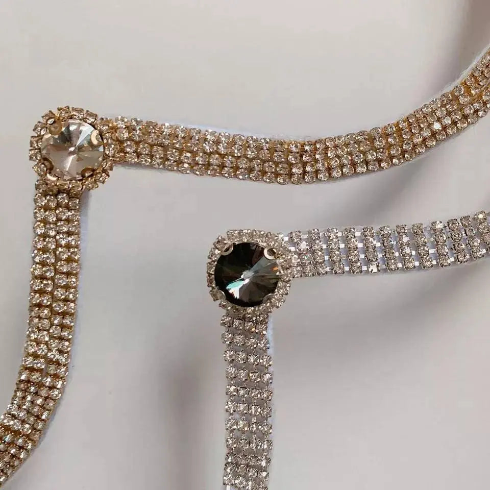 Multi-Row Bra Body Sexy Bikini Silver Gold Beauty Chest Bracket Bras Nightclub and Partying Body Jewelry for Women JettsJewelers