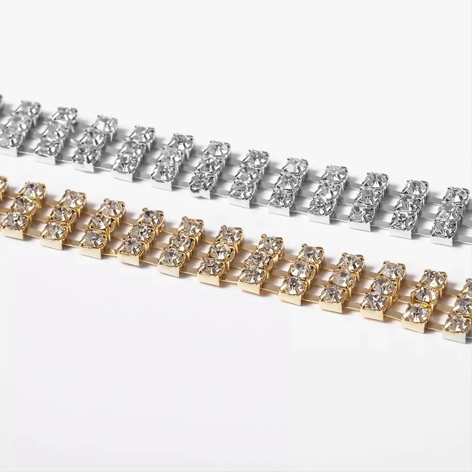 Multi-layered Heart Waist Chain Rhinestone Belly Chains Belt Summer Beach Costume Crystal Body Jewelry for Women and Girls Silver Gold JettsJewelers