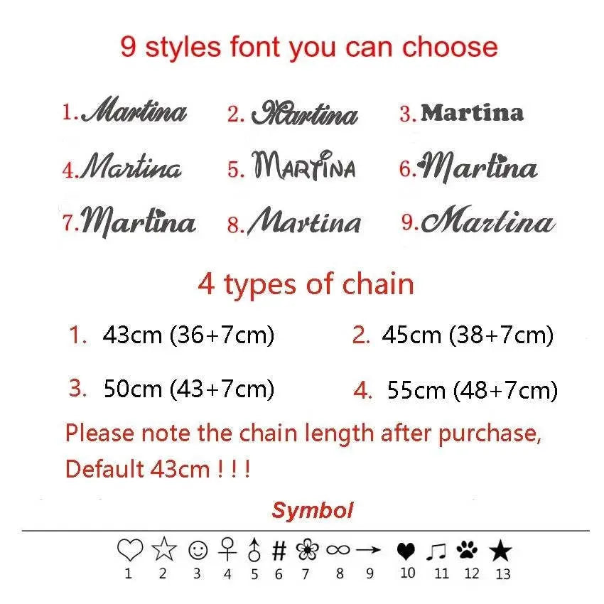 Name Necklace Personalized, 18K Gold Plated Custom Name Necklace Nameplate Pendant Jewelry Gift for Women, Girls - JettsJewelers