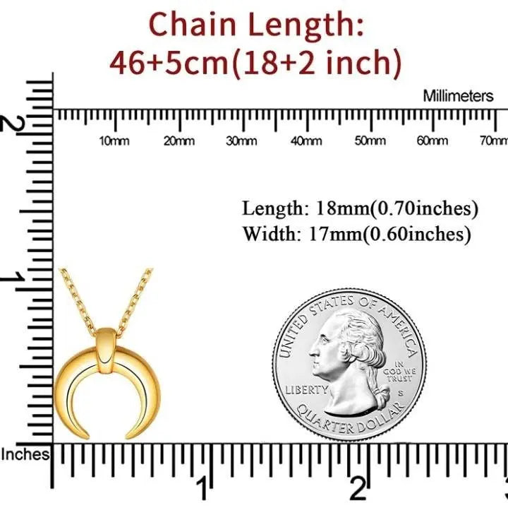 Necklace 18K Gold/Platinum Plated Sterling Silver Vintage Circle Disc Special Coin Dainty Handmade Pendant Necklaces for Women - JettsJewelers