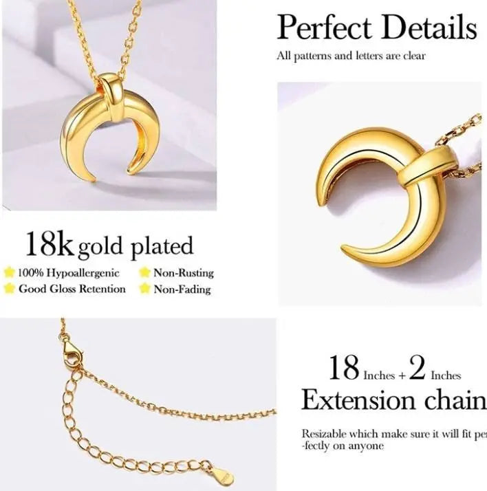 Necklace 18K Gold/Platinum Plated Sterling Silver Vintage Circle Disc Special Coin Dainty Handmade Pendant Necklaces for Women - JettsJewelers