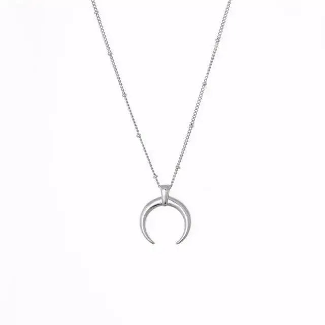 Necklace 18K Gold/Platinum Plated Sterling Silver Vintage Circle Disc Special Coin Dainty Handmade Pendant Necklaces for Women - JettsJewelers