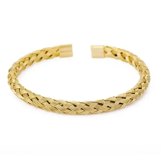 Opening Classic Punk Magnet Buckle Bracelets Stainless Steel - JettsJewelers