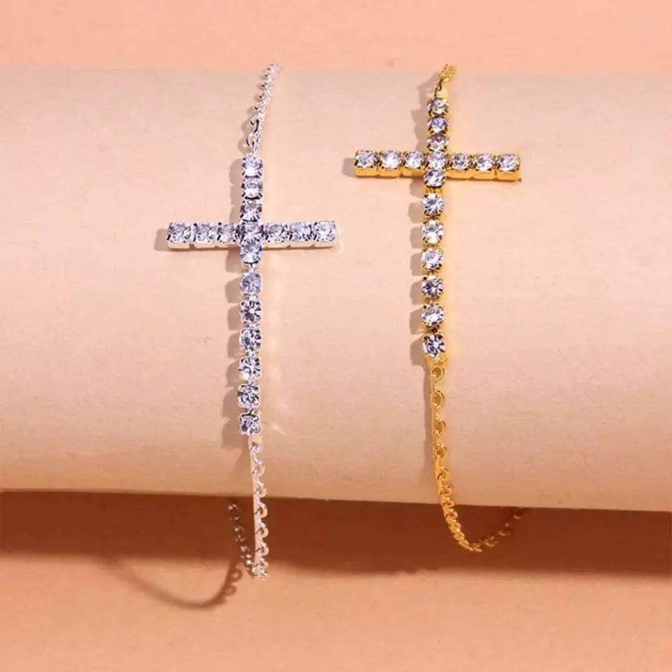 Palm Rhinestones Anklet Foot Jewelry for Women Beach Barefoot Chain Bracelet On the Leg Accessories Gift - JettsJewelers