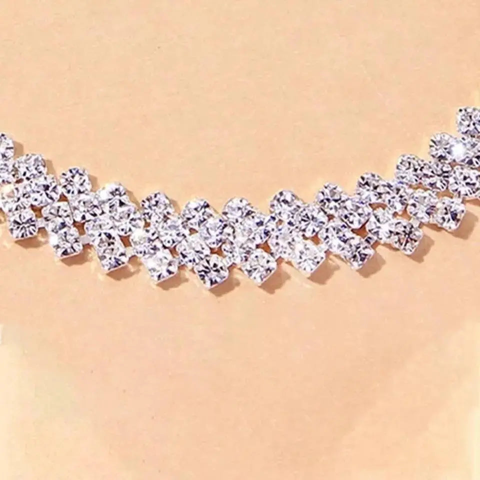 Rhinestone Bohemian Anklet Braclet for Women Cute Barefoot Sandals Beach Foot Jewelry Anklet - JettsJewelers
