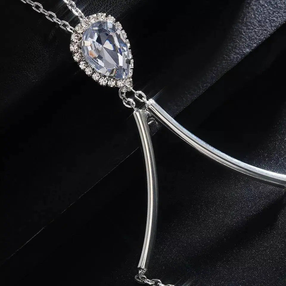 Rhinestone Bra BodySexy Bikini Silver Gold Beauty Tassel Chest Bracket Bras Nightclub and Partying JettsJewelers