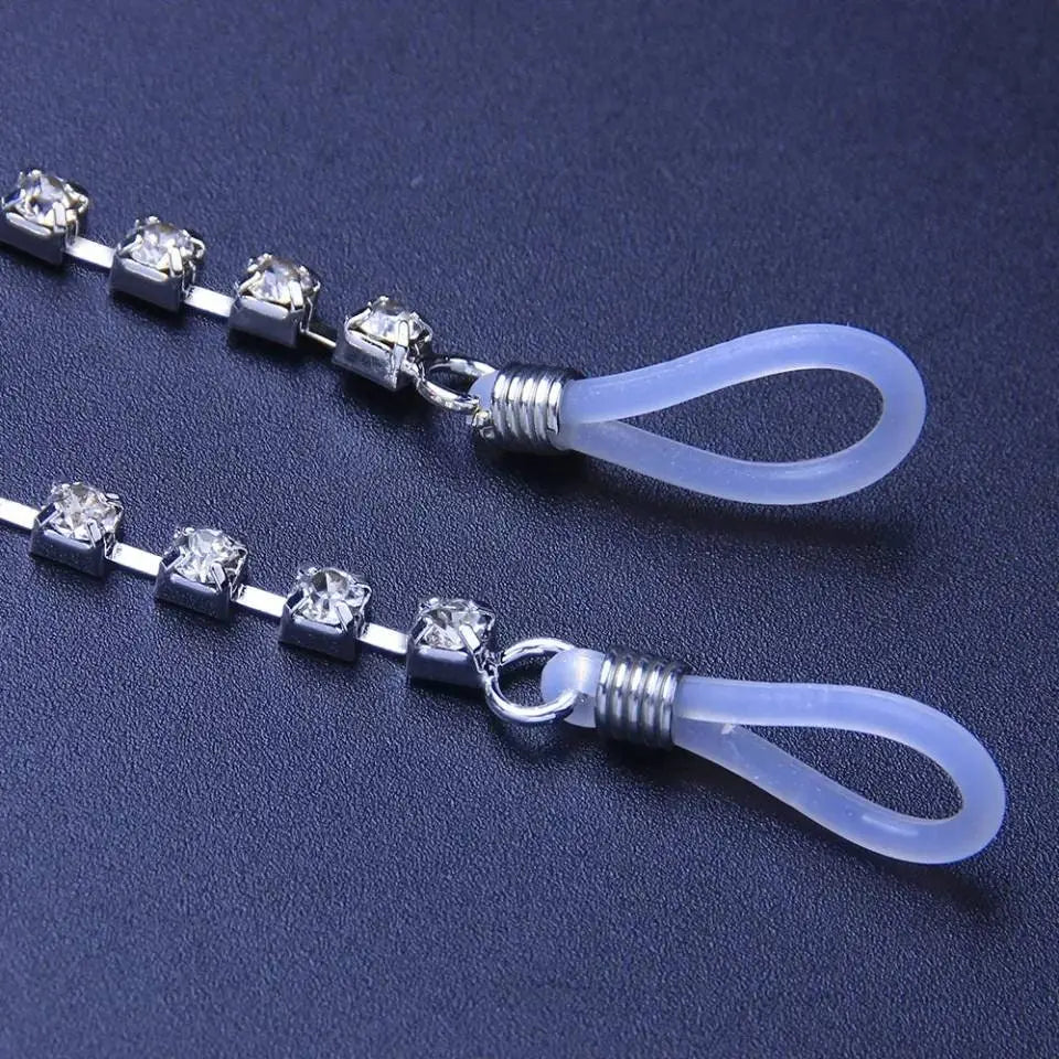 Rhinestones Nipple Ring Harness Chain for Women Bohemian Tassels Shoulder Chain Necklace Jewelry for Party Wedding Summer Beach JettsJewelers