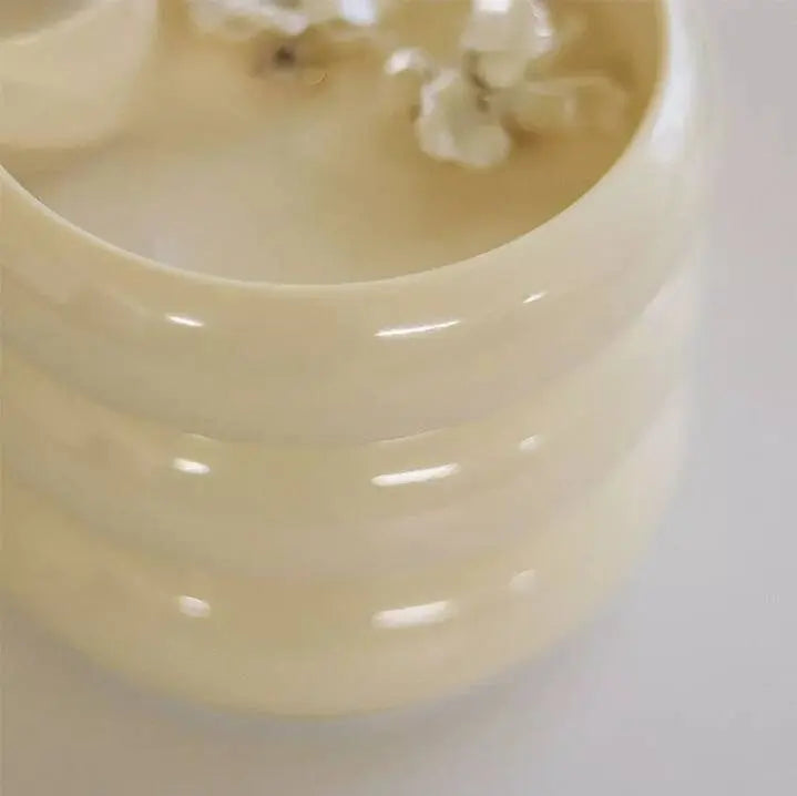 Rotating Glossy Plastic Multi-Layered Jewelry box for Woman, Silver Metal Handle Jewelry Storage Case, Cosmetic Holder Case Multi-layered JettsJewelers