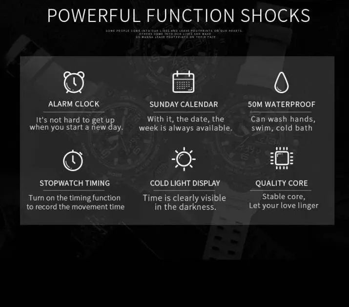 SMAEL Men's Watch, Sports Wrist Watch with Quartz Dual Movement, Analog-Digital Watches for Men - JettsJewelers