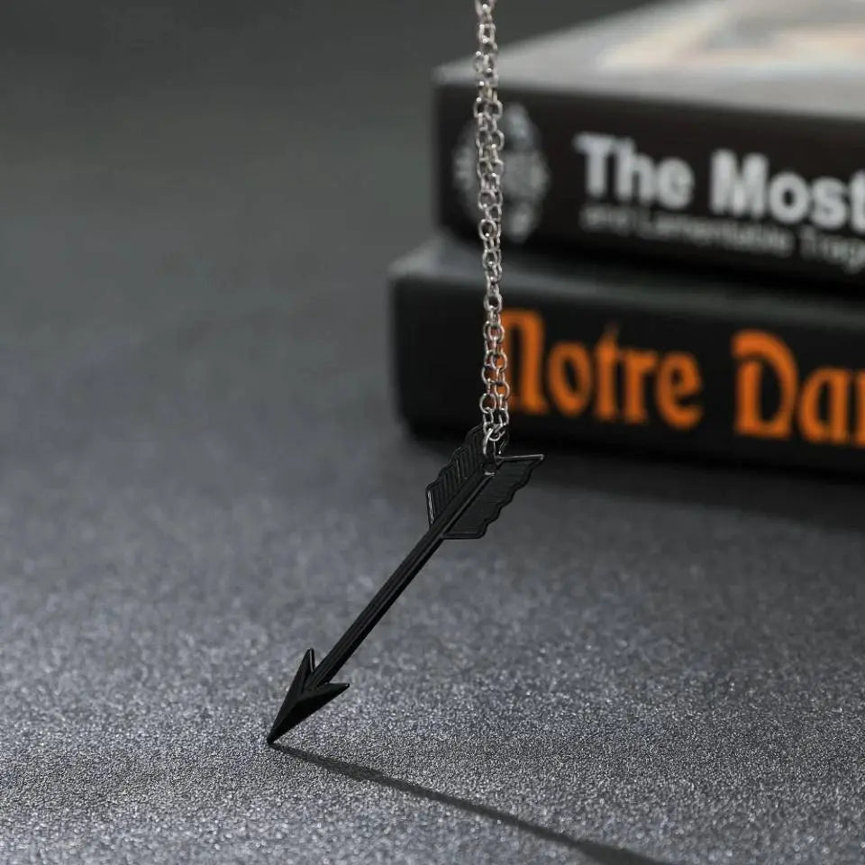 Stainless Steel Arrow Pendant Chain Necklace