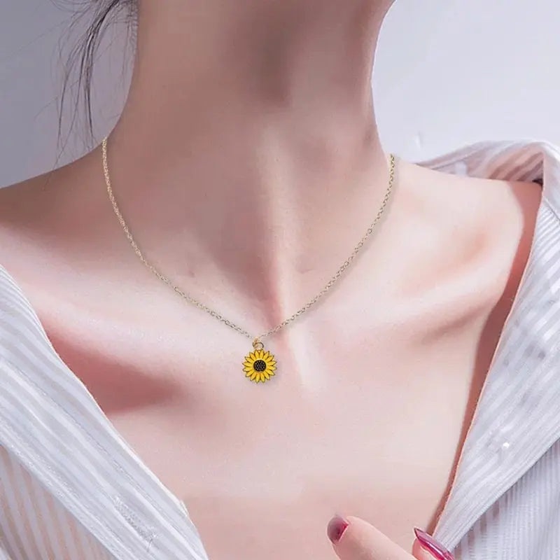 Sunflower Pinky Promise Bracelets Best Friend Long Distance Friendship Gifts for Women Teen Girls - JettsJewelers