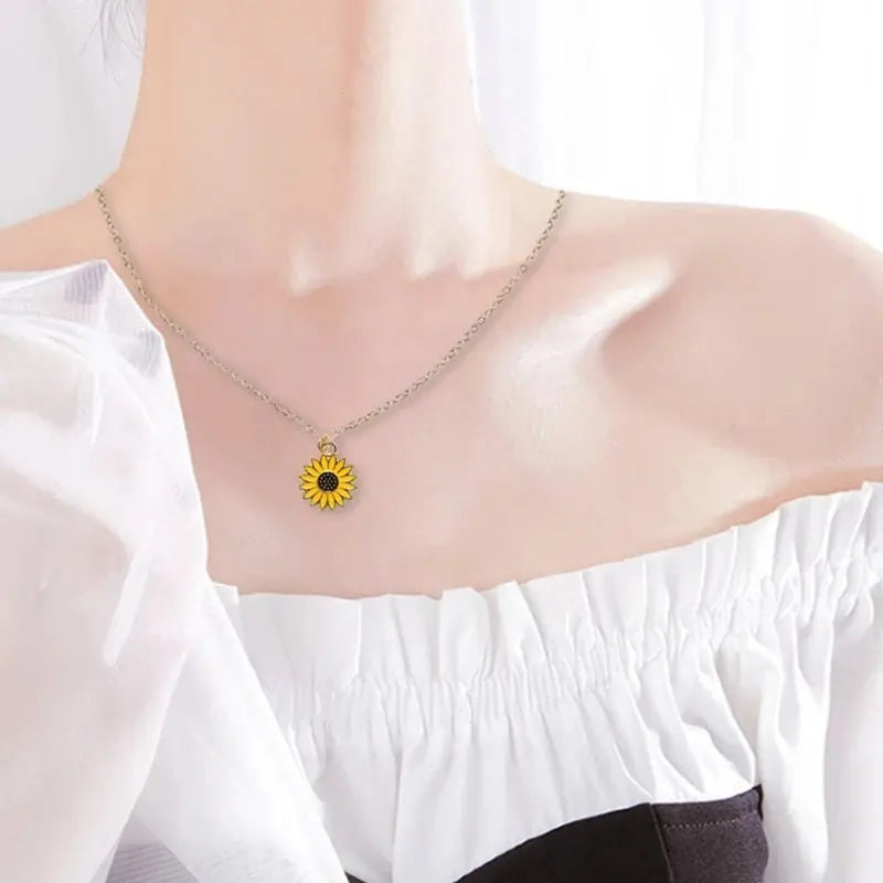 Sunflower Pinky Promise Bracelets Best Friend Long Distance Friendship Gifts for Women Teen Girls - JettsJewelers