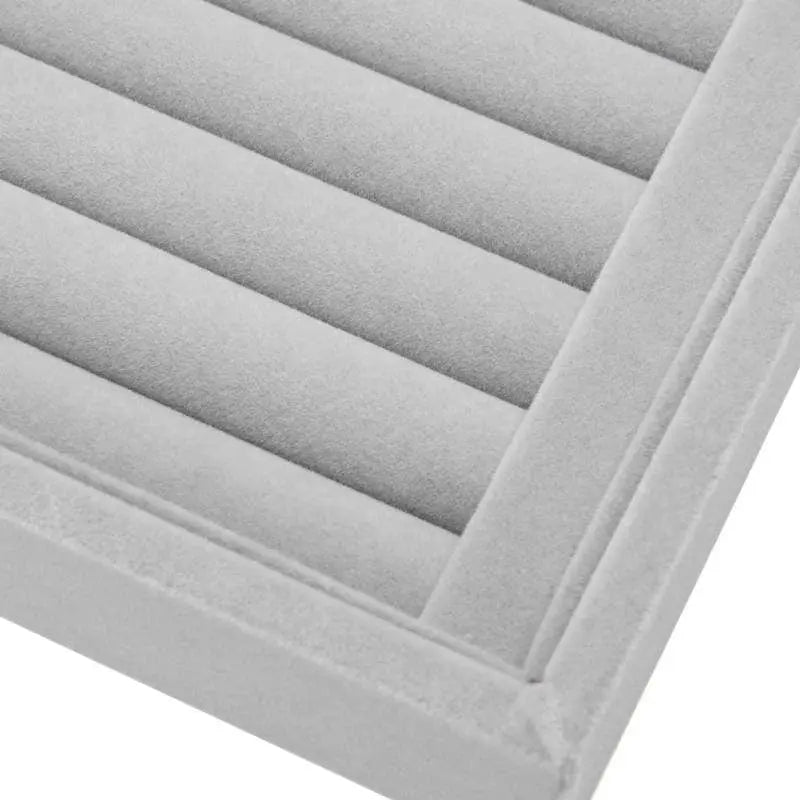 Velvet Glass Jewelry Ring Display Stand Storage Box Ring Earrings Jewelry Box Ring Holder Case - JettsJewelers