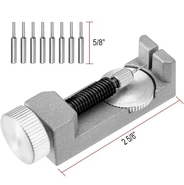 Watch Link Remover kit Watch Band Tool with 3 Extra Pins for Watch Band Link Pin Removal and Watch Sizing JettsJewelers