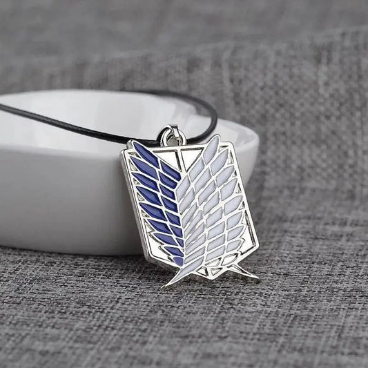 Wings Of Urgent Freedom Scout Legion, Stationery Squad Pendant Anime Jewelry Attack On Titan Necklace - JettsJewelers