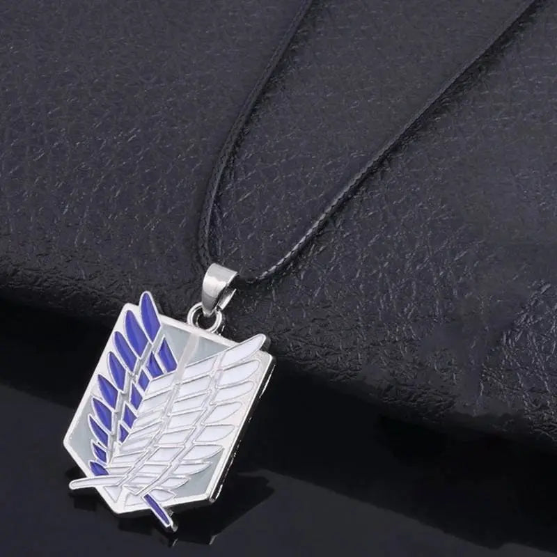 Wings Of Urgent Freedom Scout Legion, Stationery Squad Pendant Anime Jewelry Attack On Titan Necklace - JettsJewelers